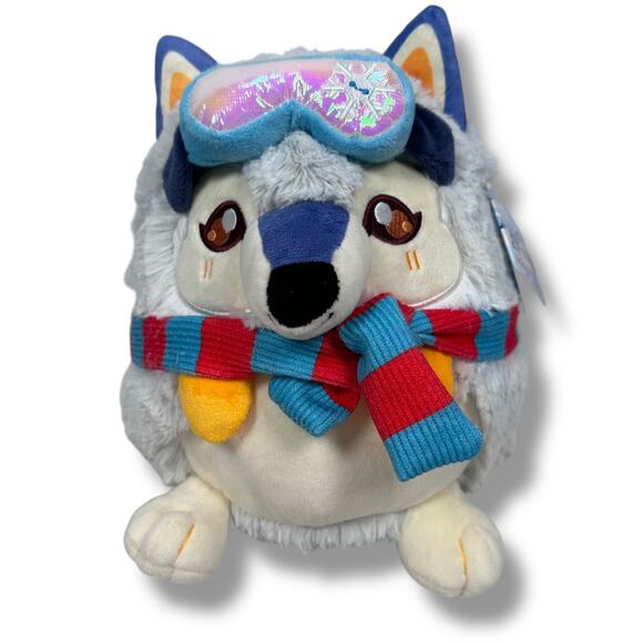 Squishable Squish Lodge Mini Wolf 7” Plush Winter 2024 Collection Collectable - Picture 1 of 10